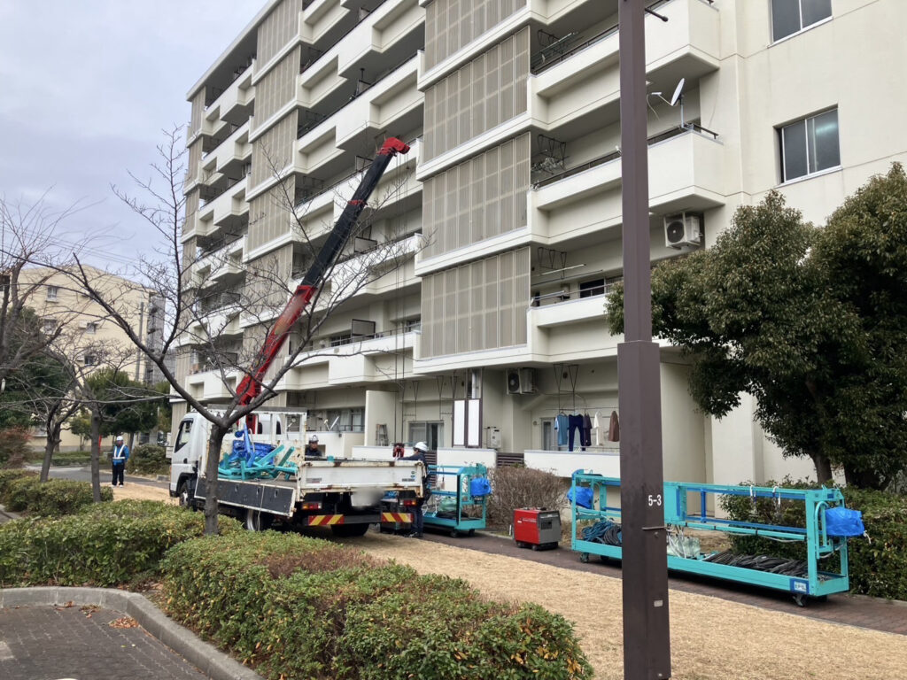 大阪市内集合住宅大規模改修工事