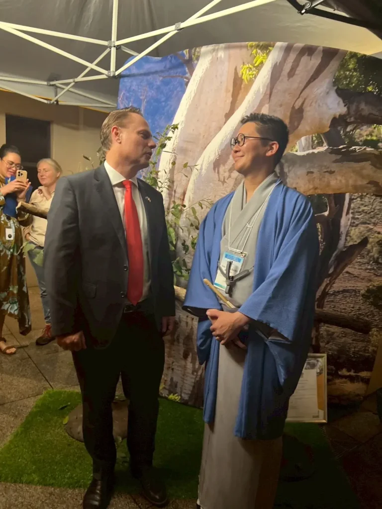 オーストラリアのブリスベンにてブリスベン市長にご挨拶させていただきました